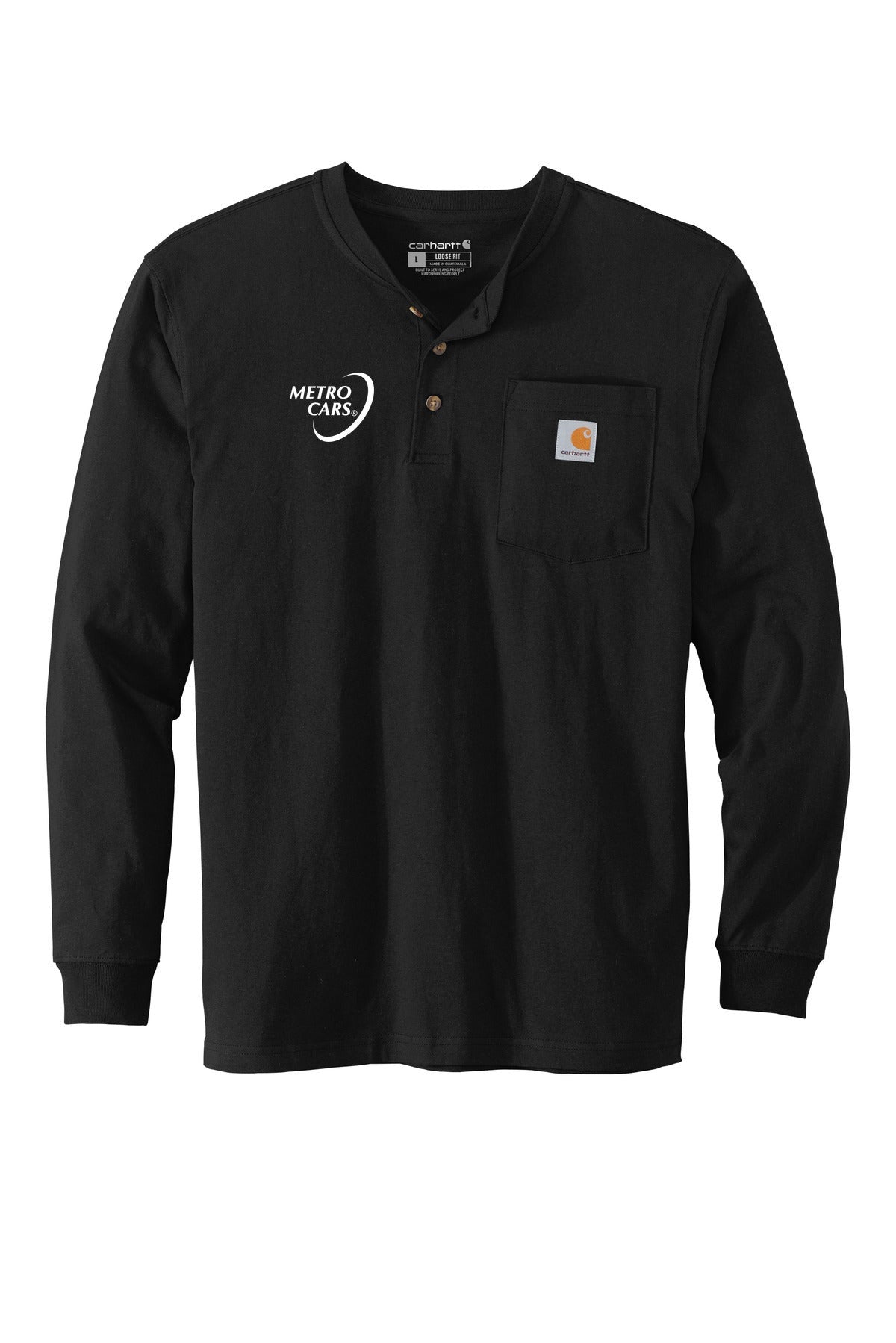 Carhartt Long Sleeve Henley T-Shirt CTK128
