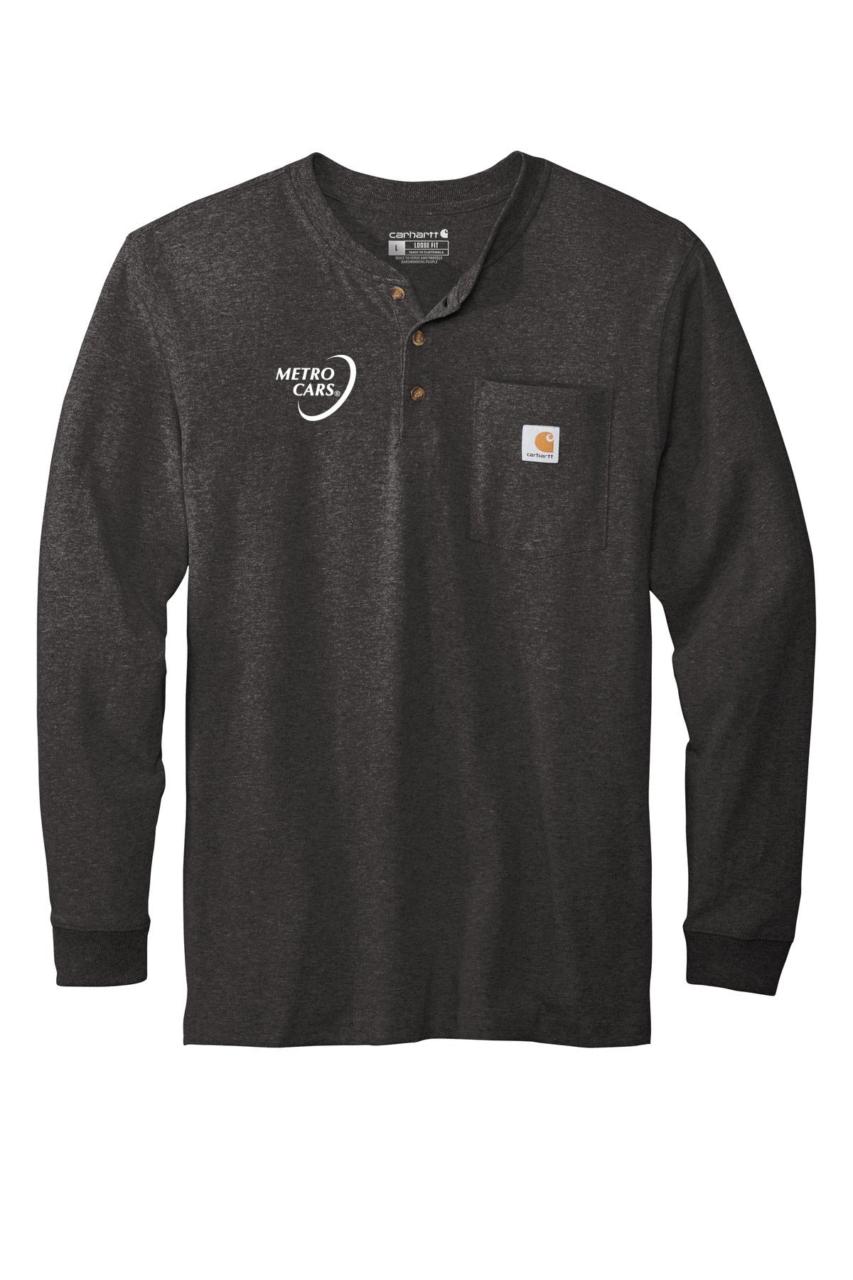 Carhartt Long Sleeve Henley T-Shirt CTK128