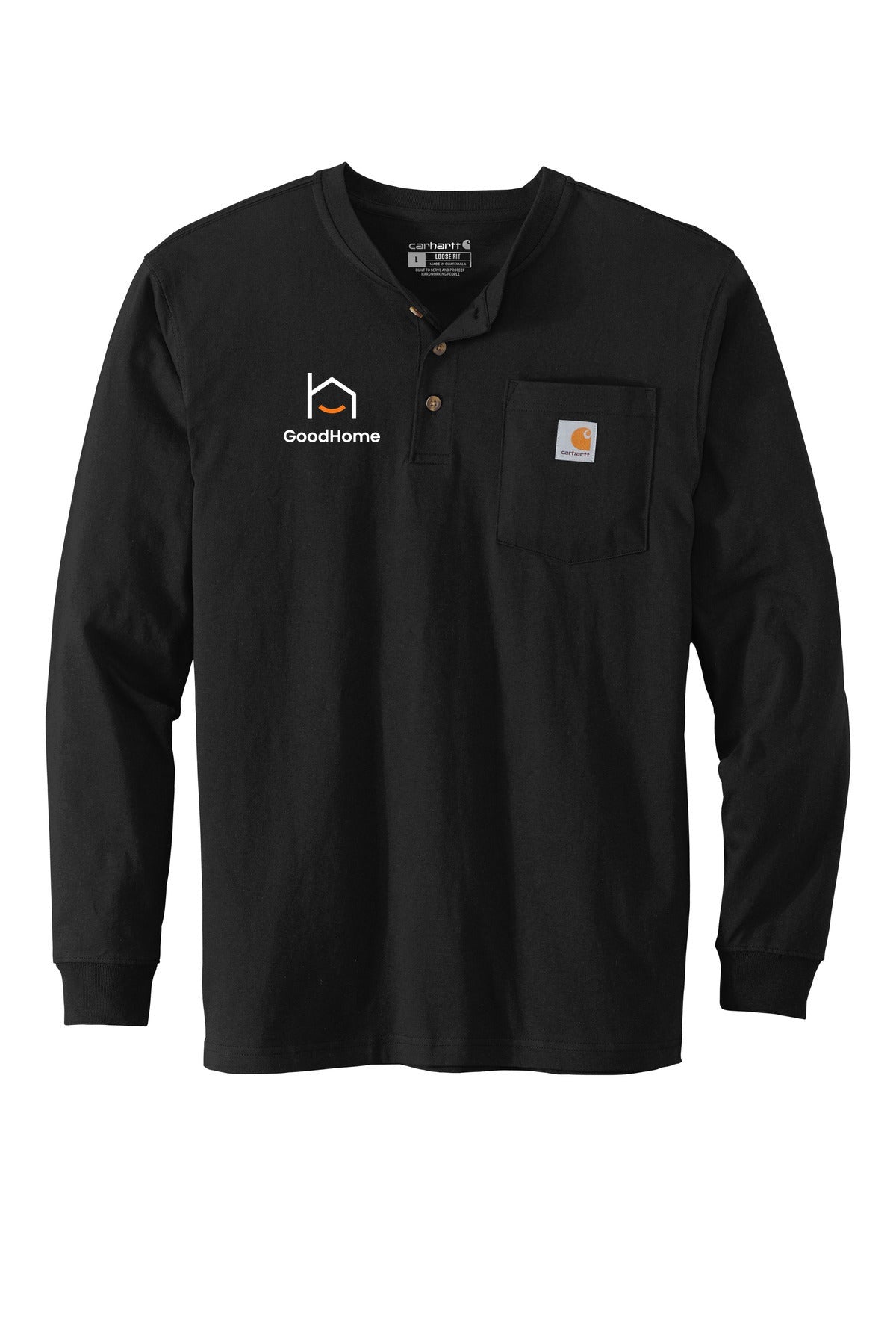 Carhartt Long Sleeve Henley T-Shirt CTK128