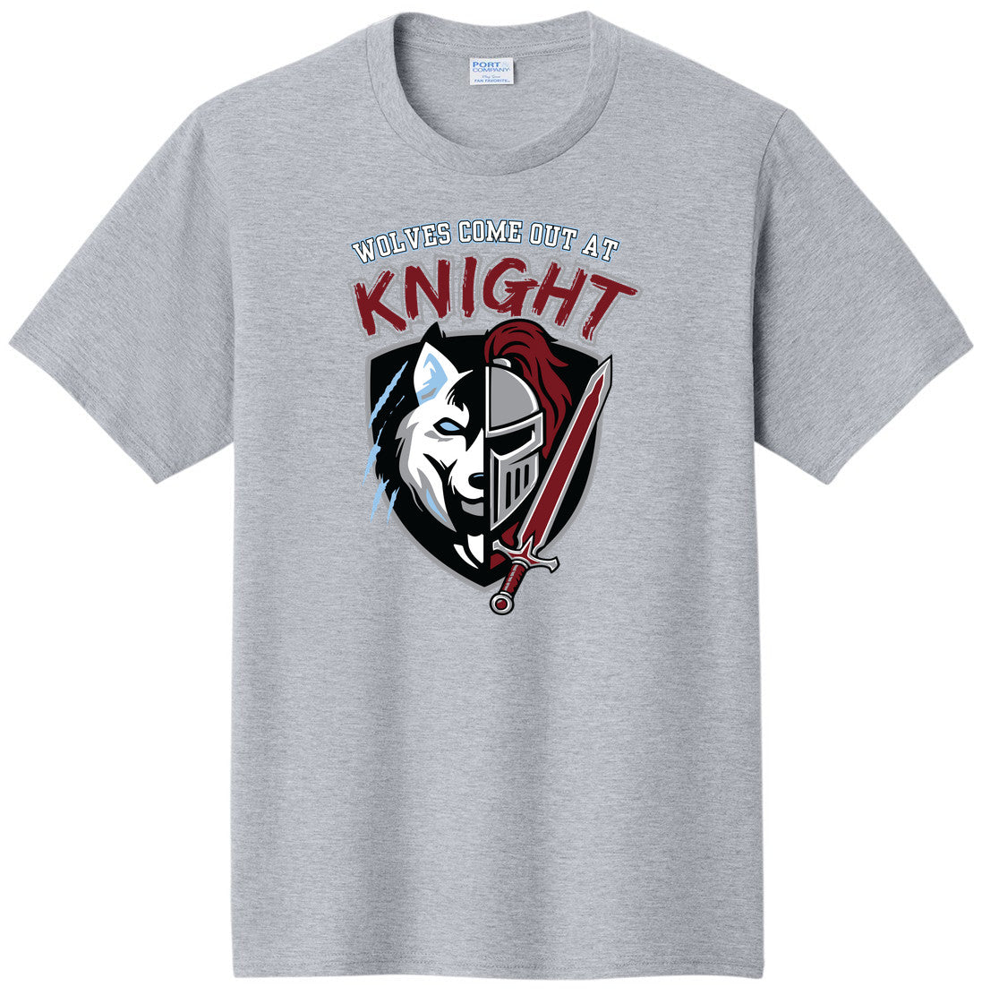 Wolves Come out at Knight Cotton Tee