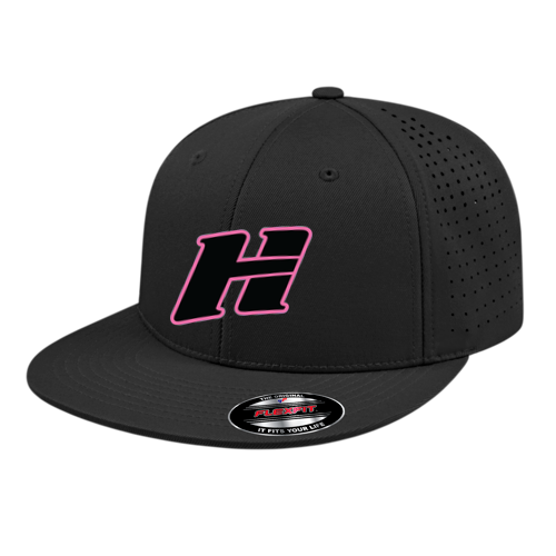 Flexfit Perforated Performance Cap - Black/Pink