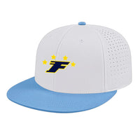 Flexfit Perforated Performance Cap - White/Columbia
