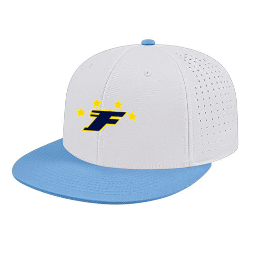 Flexfit Perforated Performance Cap - White/Columbia