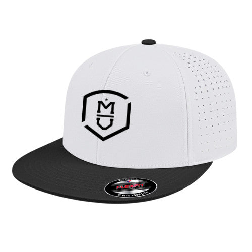 Flexfit Perforated Performance Cap - MU White/Black