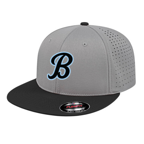 Flexfit Perforated Performance Cap - Silver/Black