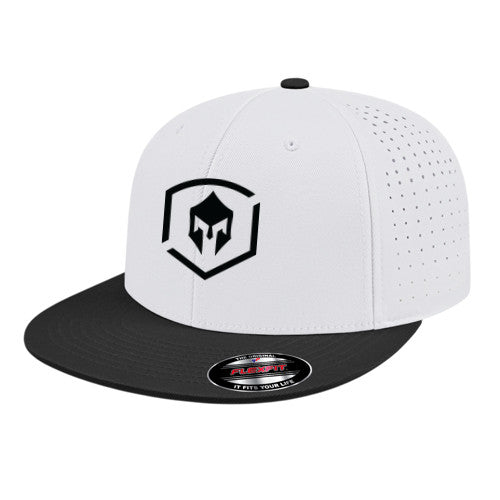 Flexfit Perforated Performance Cap - White/Black