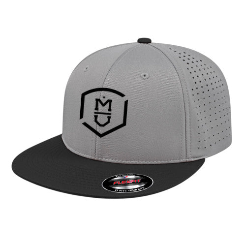 Flexfit Perforated Performance Cap - Silver/Black