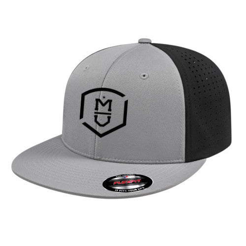 Flexfit Perforated Performance Cap - Silver/Silver/Black