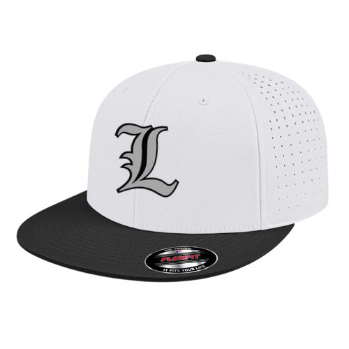 Flexfit Perforated Performance Cap - White/Black