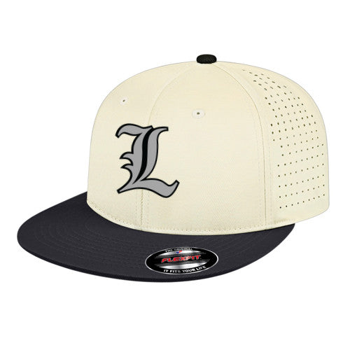 Flexfit Perforated Performance Cap - Cream/Black
