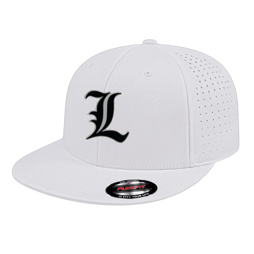 Flexfit Perforated Performance Cap - White