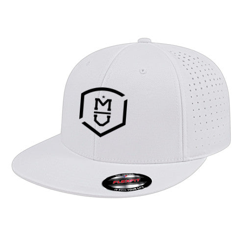 Flexfit Perforated Performance Cap - MU White