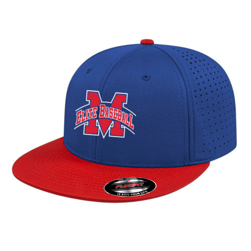Flexfit Perforated Performance Cap - Royal/Red