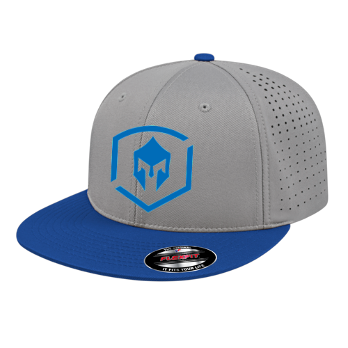 Flexfit Perforated Performance Cap - Battle Silver/Royal