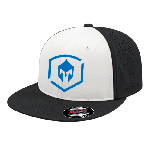 Flexfit Perforated Performance Cap - Battle White/Black/Black