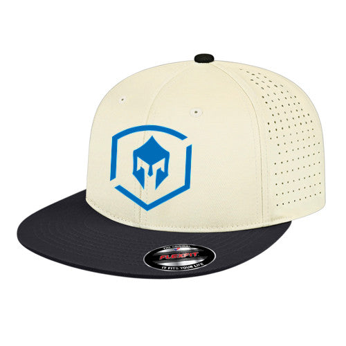 Flexfit Perforated Performance Cap - Battle Cream/Black