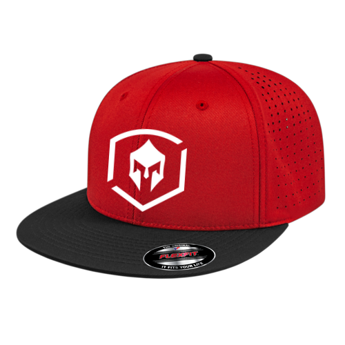 Flexfit Perforated Performance Cap - Battle Red/Black