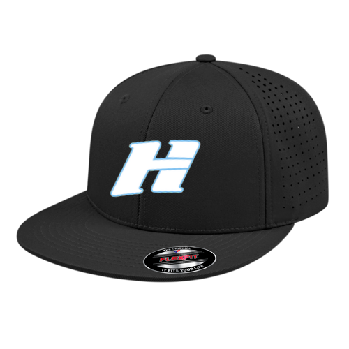 Flexfit Perforated Performance Cap - Black Texas
