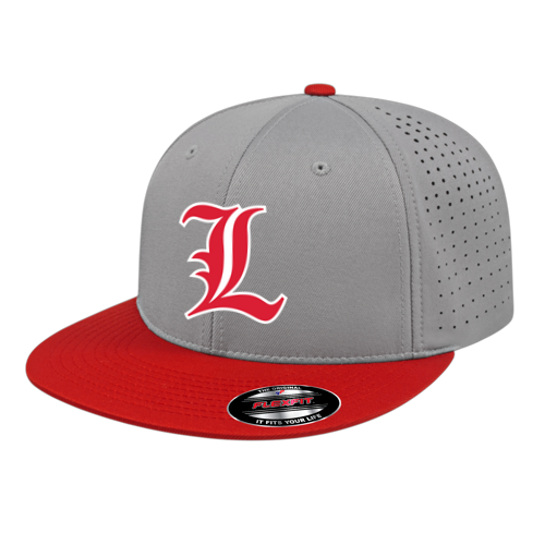 Flexfit Perforated Performance Cap - Legends Silver/Red