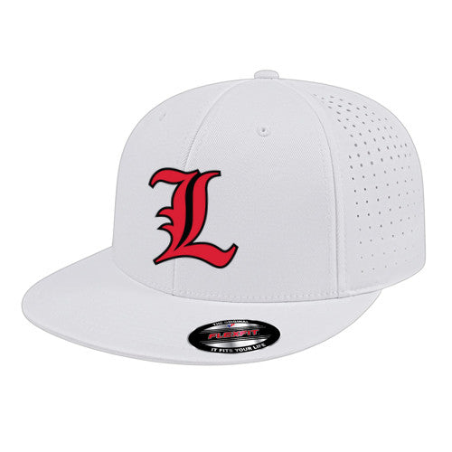 Flexfit Perforated Performance Cap - White