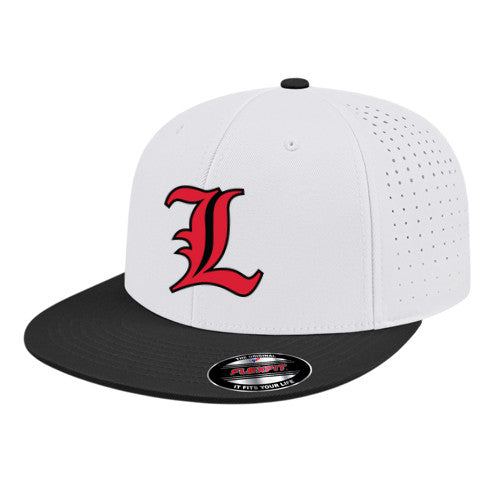 Flexfit Perforated Performance Cap - White/Black