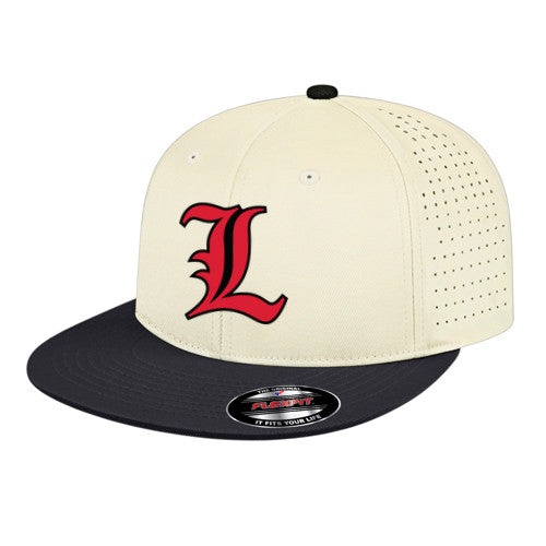 Flexfit Perforated Performance Cap - Cream/Black
