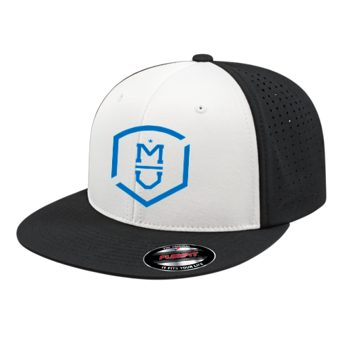 Flexfit Perforated Performance Cap - MU White/Black/Black