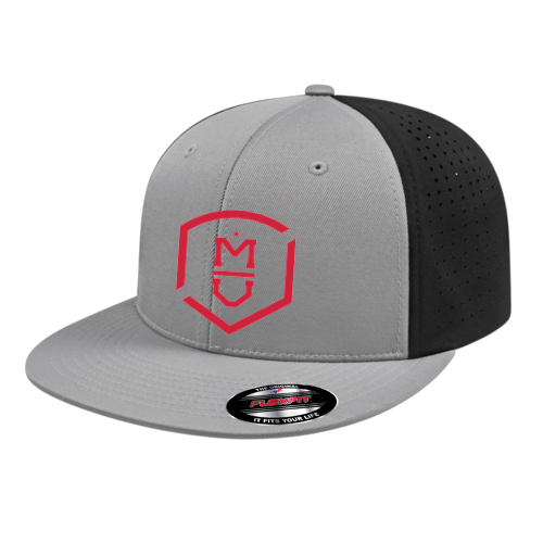 Flexfit Perforated Performance Cap - MU Silver/Silver/Black