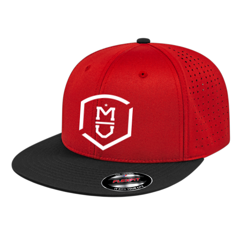 Flexfit Perforated Performance Cap - MU Red/Black