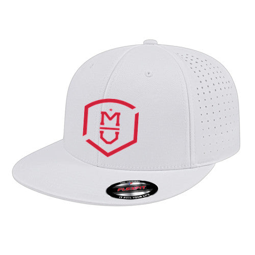 Flexfit Perforated Performance Cap - MU White