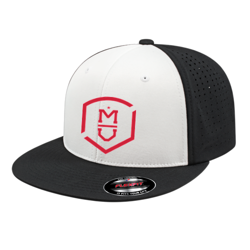 Flexfit Perforated Performance Cap - MU White/Black/Black