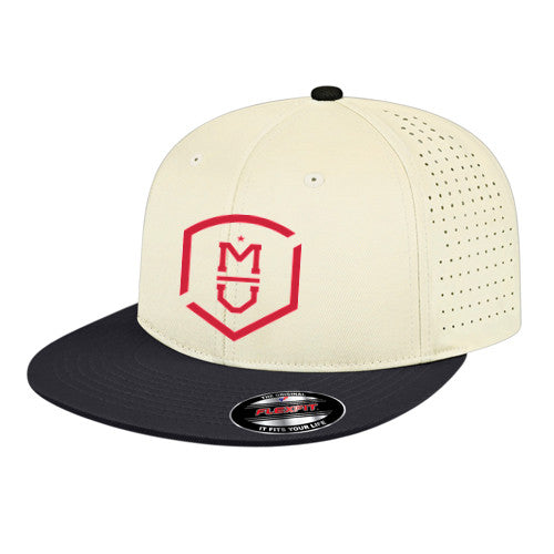 Flexfit Perforated Performance Cap - Cream/Black
