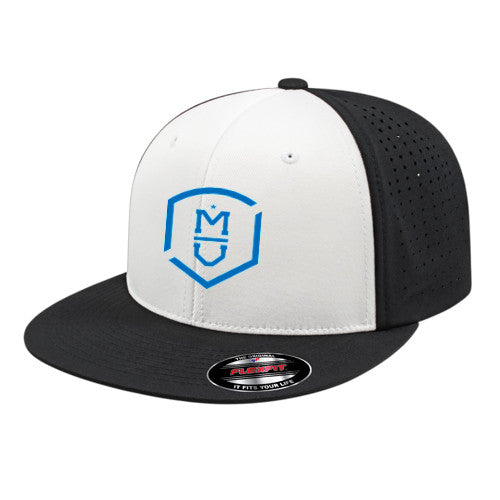 Flexfit Perforated Performance Cap - MU White/Black/Black