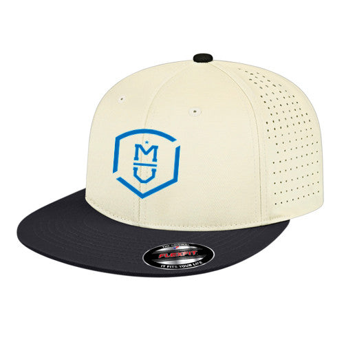 Flexfit Perforated Performance Cap - MU Cream/Black