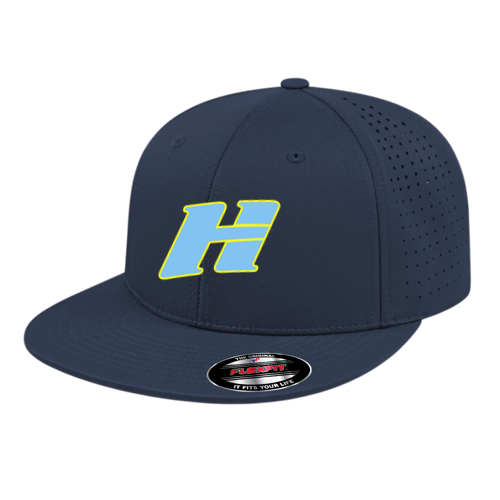 Flexfit Perforated Performance Cap - Navy Yellow