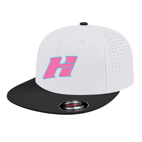 Flexfit Perforated Performance Cap - W/B Pink