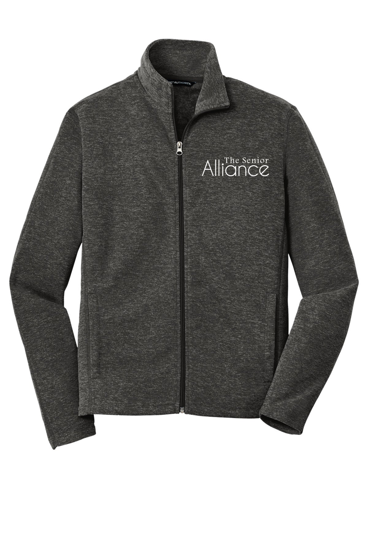 Heather Microfleece Full-Zip Jacket