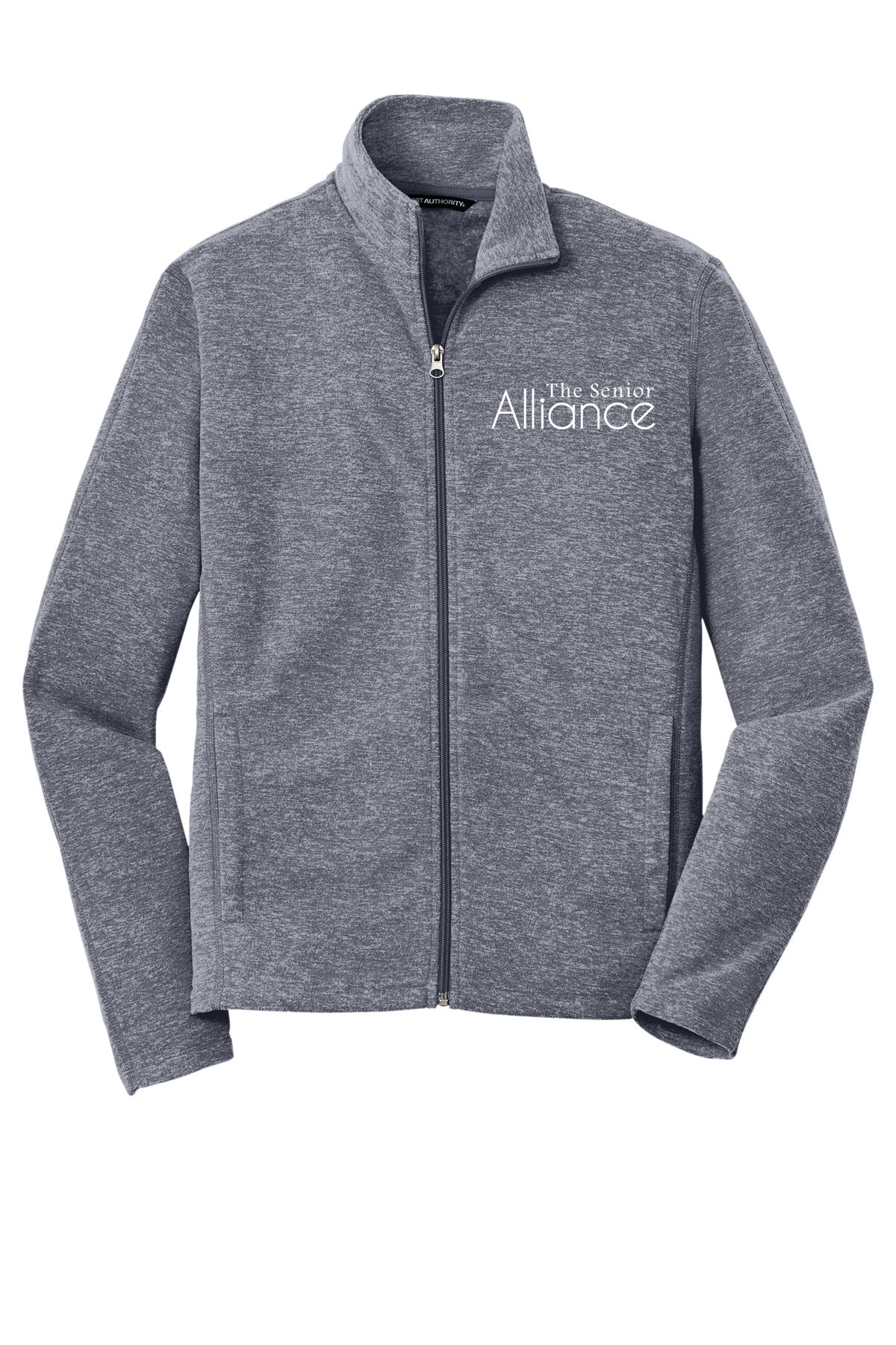 Heather Microfleece Full-Zip Jacket
