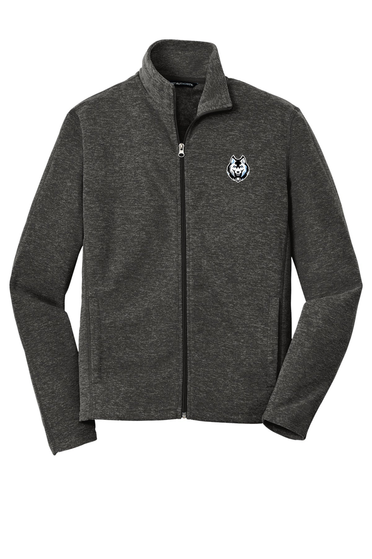 Heather Microfleece Full-Zip Jacket