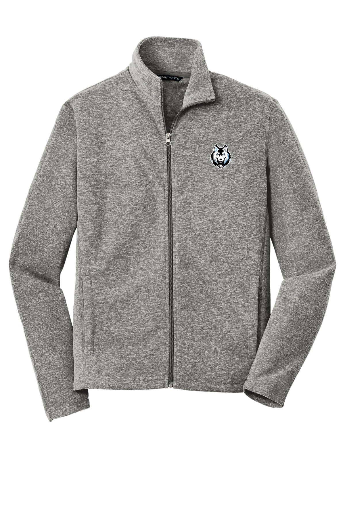 Heather Microfleece Full-Zip Jacket