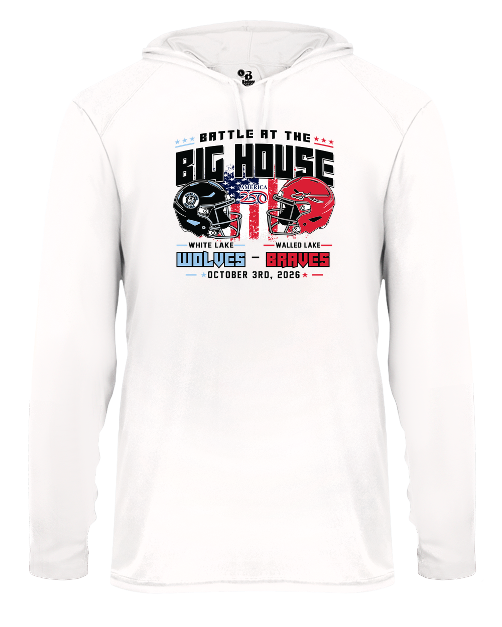 Long Sleeve Hooded Dri-Fit Tee