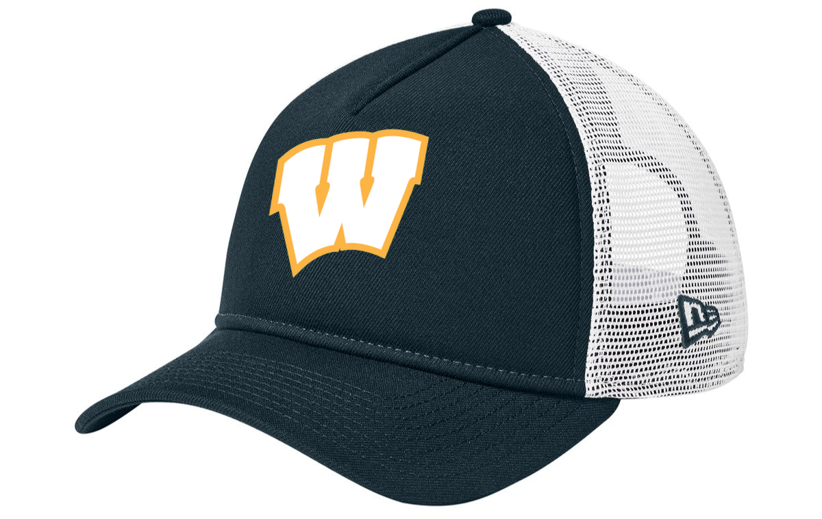 New Era A-Frame Snapback Mesh Back Cap