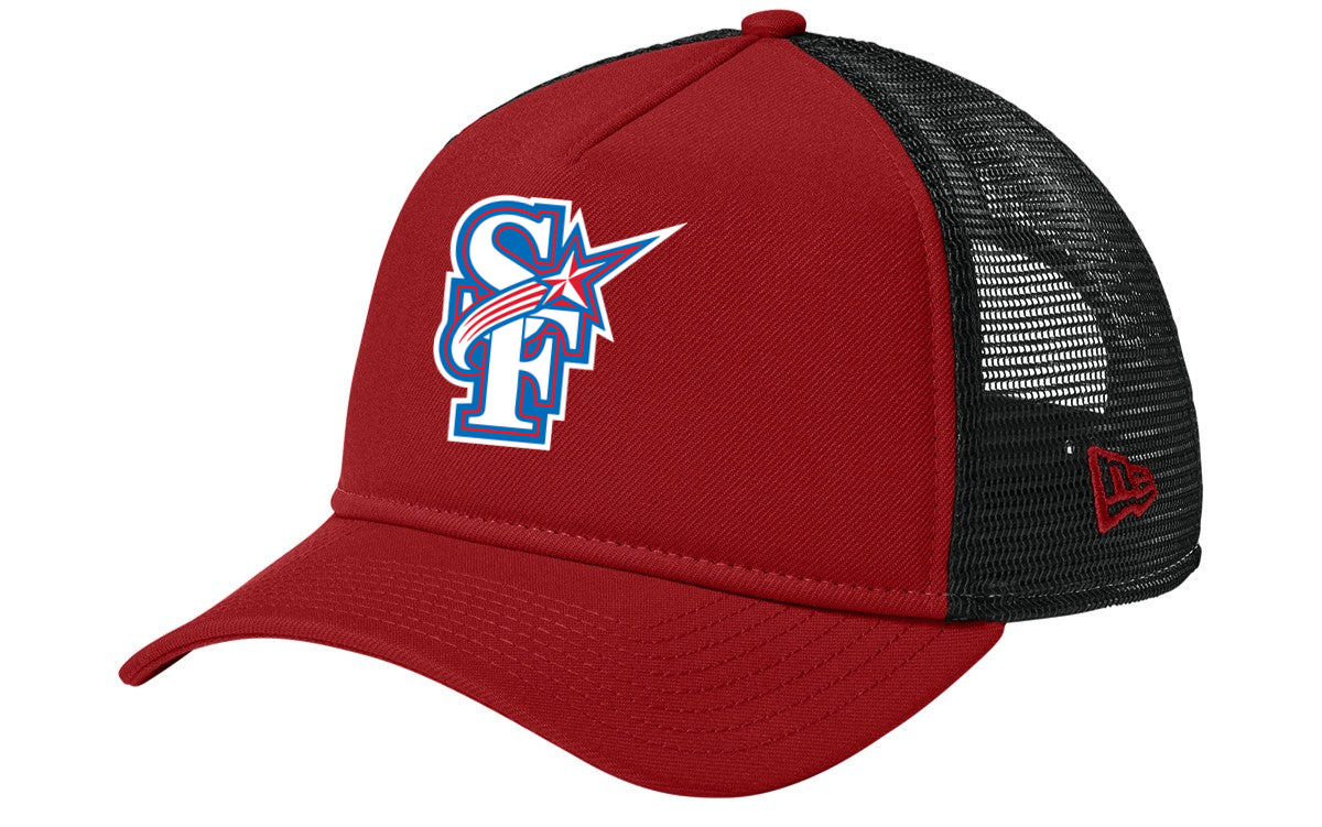 New Era A-Frame Snapback Mesh Back Cap