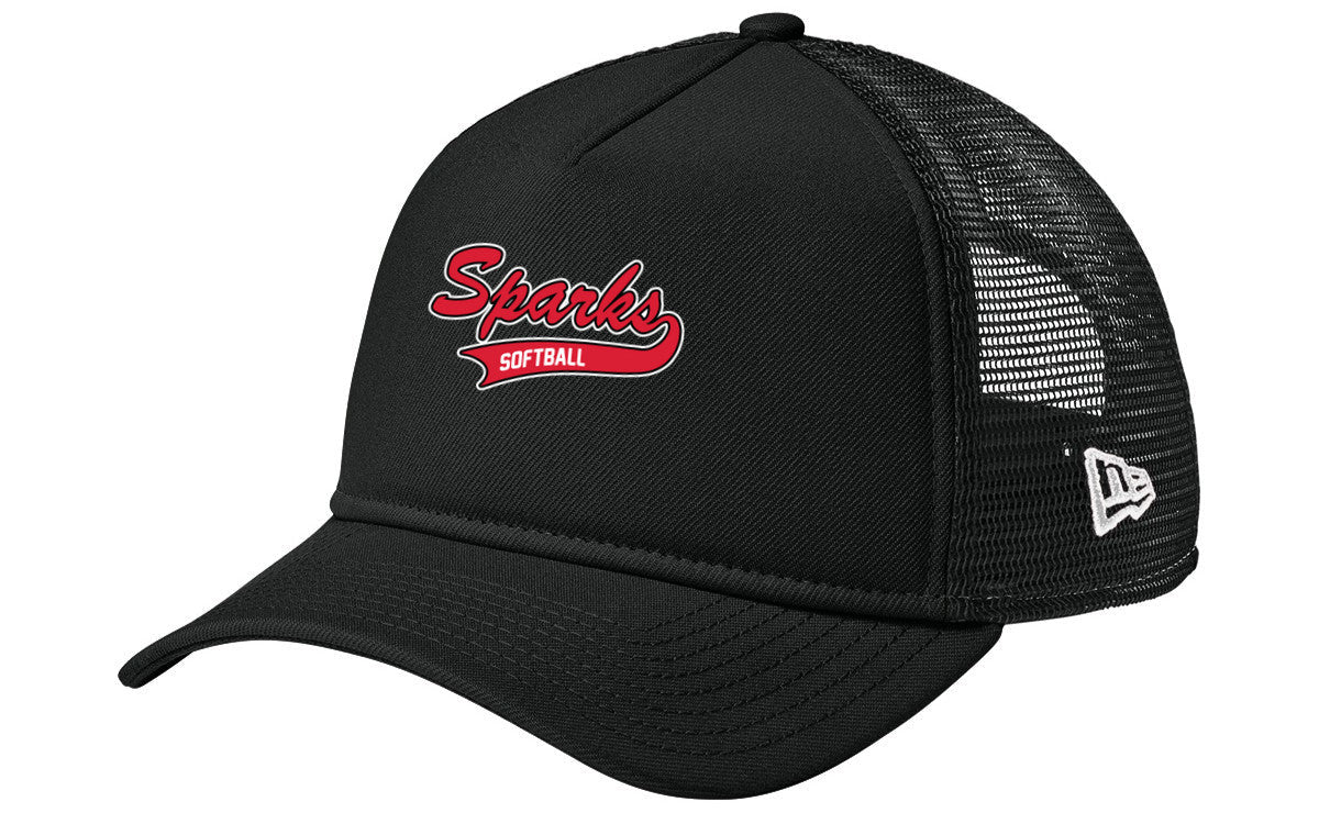 New Era A-Frame Snapback Mesh Back Cap