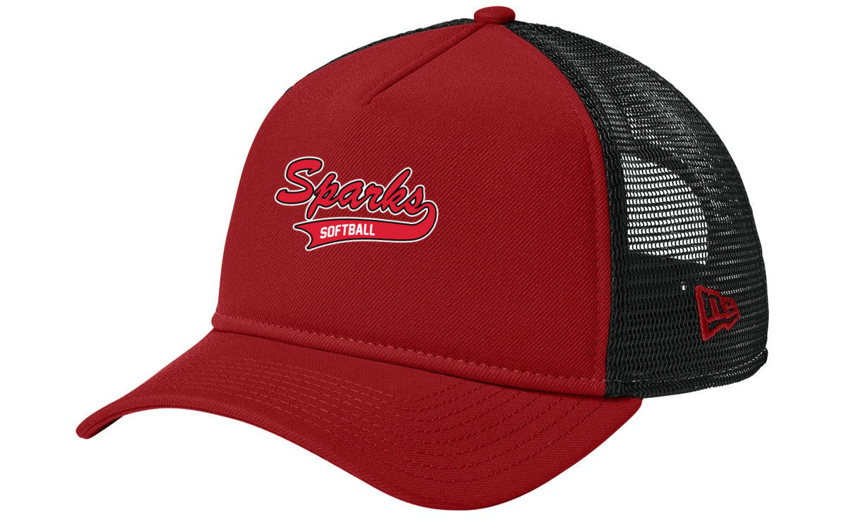 New Era A-Frame Snapback Mesh Back Cap