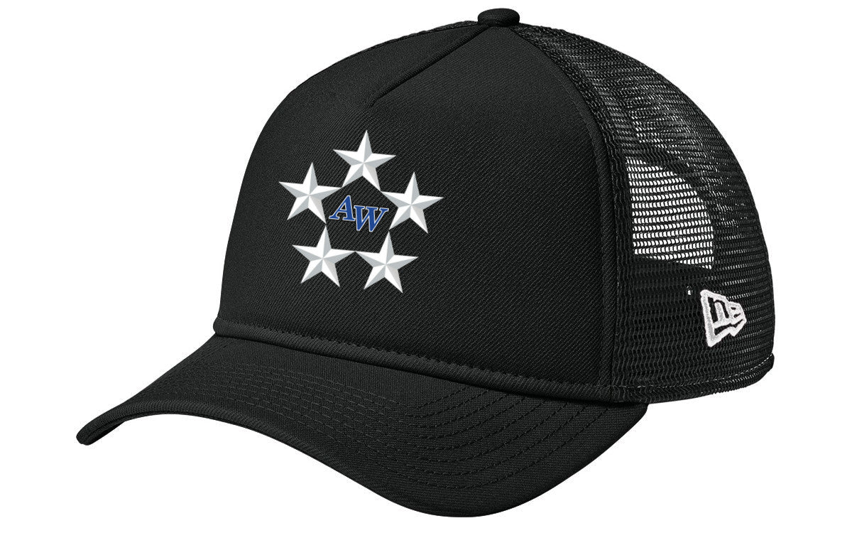 New Era A-Frame Snapback Mesh Back Cap