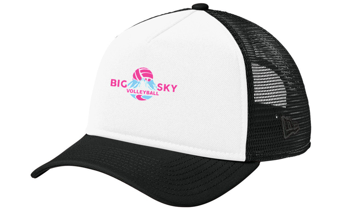 New Era A-Frame Snapback Mesh Back Cap