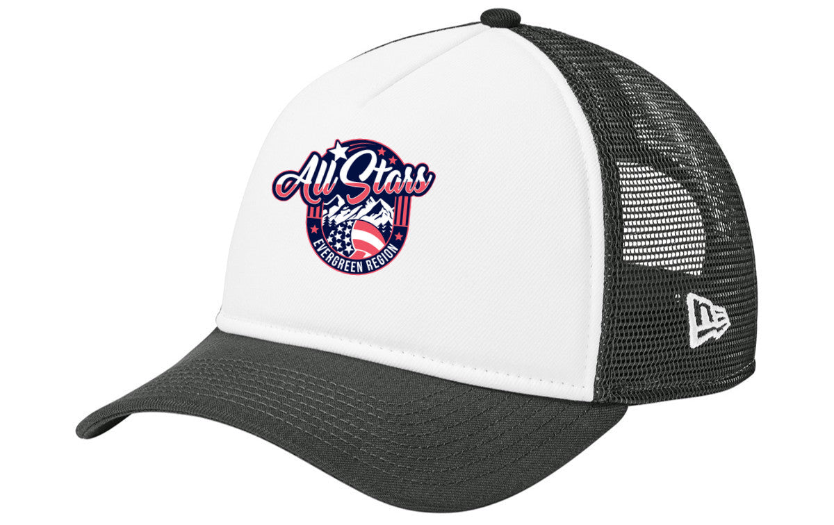 New Era A-Frame Snapback Mesh Back Cap