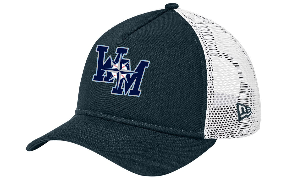 New Era A-Frame Snapback Mesh Back Cap