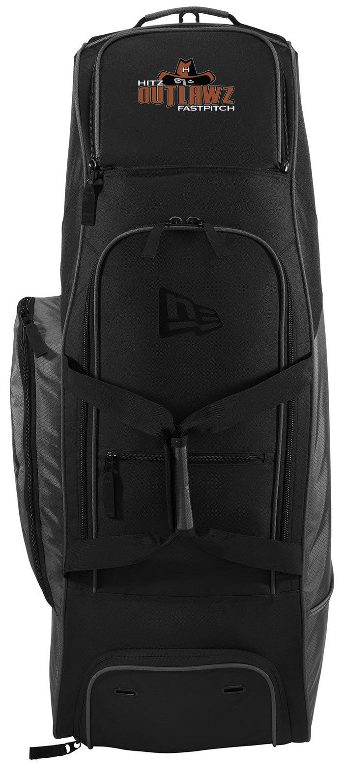 New Era Shutout Wheeled Bat Bag